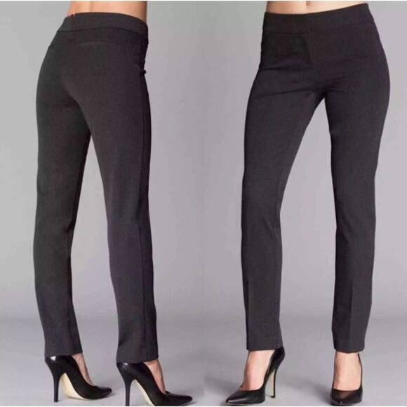 Ecru Santana Slim Dress Pants Black Trousers Size 12 - Picture 1 of 12